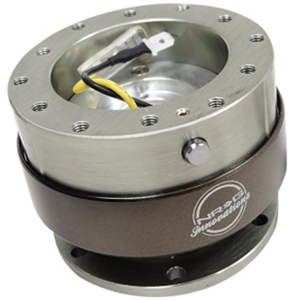 【USA在庫あり】 NRG Quick Release Gen 2.0 - Gunmetal Body / Titanium クローム Ring nrgSRK-200GM JP店