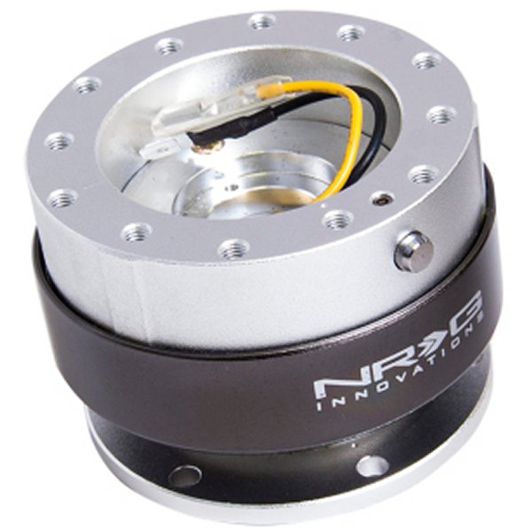 【USA在庫あり】 NRG Quick Release Gen 2.0 - Silver Body / Titanium クローム Ring nrgSRK-200SL JP店