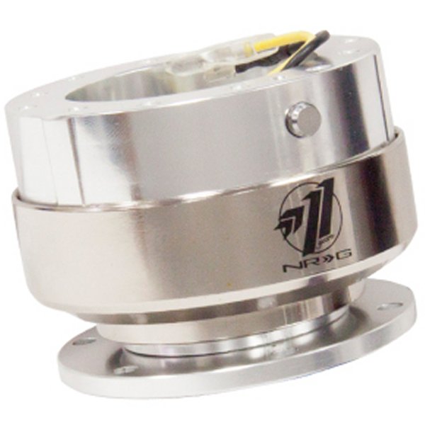 【USA在庫あり】 NRG Quick Release Gen 2.0 - シルバー Shiny Body / Brushed シルバー Ring nrgSRK-200SSL JP店