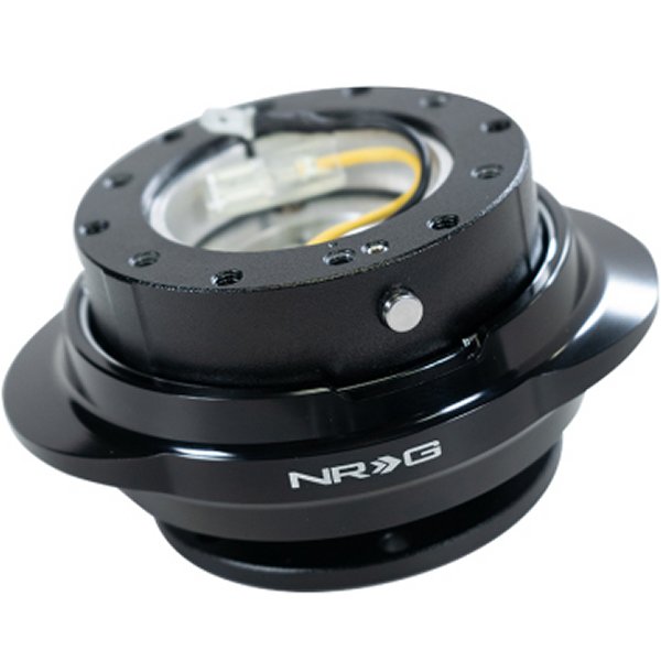 【USA在庫あり】 NRG Quick Release Gen 2.2 ブラック Body / Shiny ブラック Oval Ring nrgSRK-220BK JP店