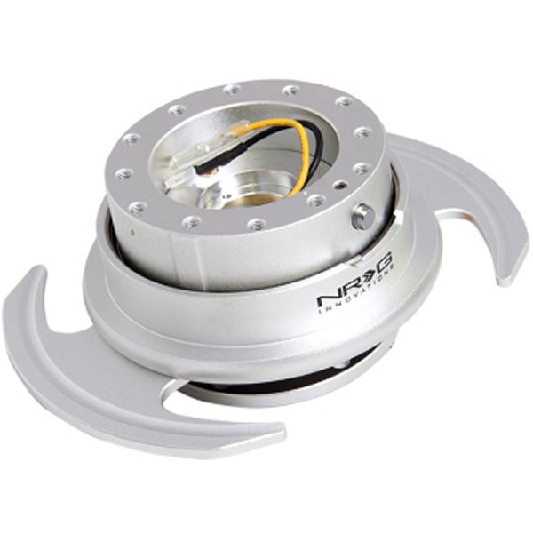 【USA在庫あり】 NRG Quick Release キット Gen 3.0 - シルバー Body / シルバー Ring w/Handles nrgSRK-650SL JP店