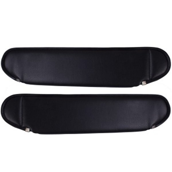 【USA在庫あり】 Omix リプレイスメント Sun Visors ブラック 87年-95年 ラングラー YJ omi13312.01 JP店