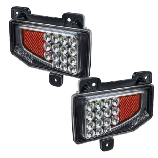 【USA在庫あり】 Oracle ジープ Gladiator JT リヤ バンパー LED Reverse ライト w/ Plug & Play Harness - 6000K SEE WARRANTY orl5881-504 JP店