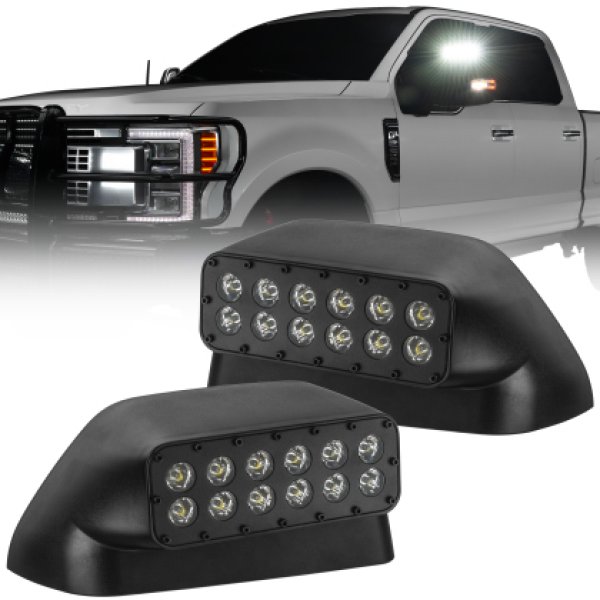 【USA在庫あり】 ORACLE ライティング 17年-22年 フォード Super Duty LED Off-Road Side ミラー Ditch ライト SEE WARRANTY orl5908-001 JP店