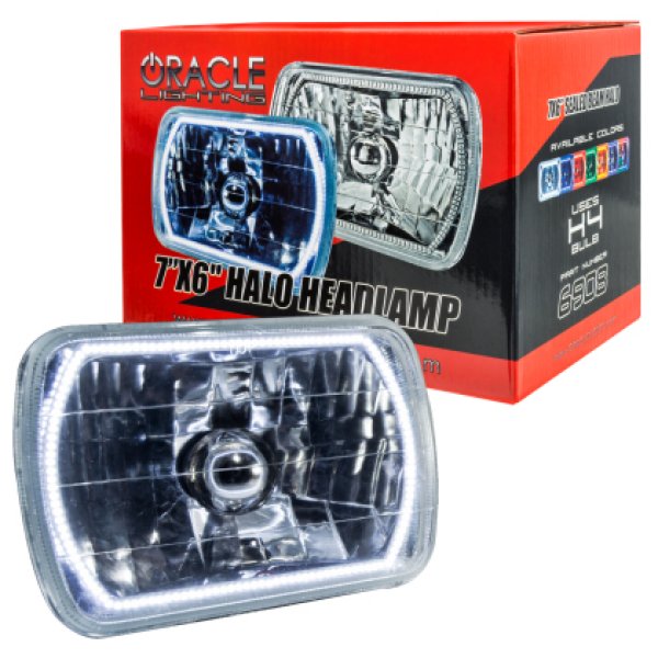 【USA在庫あり】 Oracle Pre-Installed ライト 7x6 IN. Sealed Beam - White Halo SEE WARRANTY orl6908-001 JP店