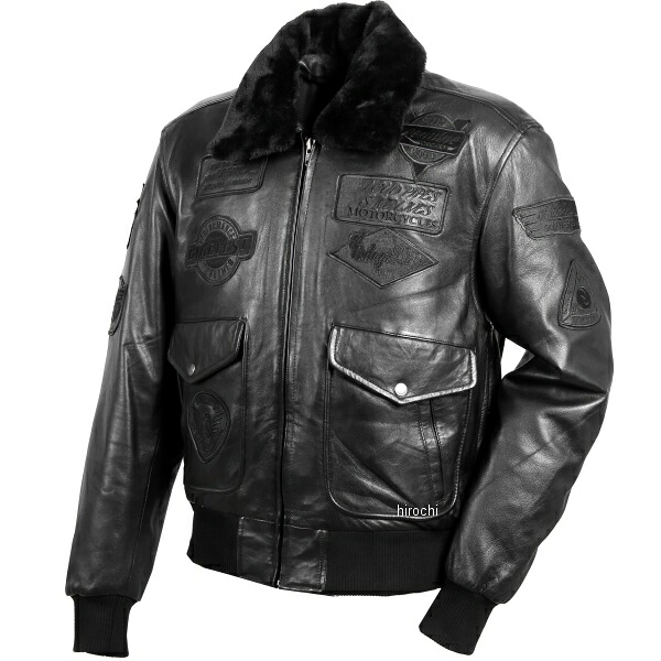 【メーカー在庫あり】 デグナー DEGNER ヴィンテージフライトジャケット 黒 2XLサイズ 16WJ-10C JP店