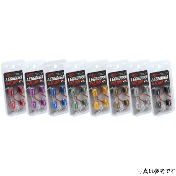 【USA在庫あり】 Project Kics Leggdura Racing バルブ Cap セット レッド pjkWCKIVR JP店