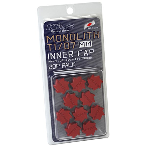 【USA在庫あり】 Project Kics M14 Monolith Cap - レッド (Only Works For M14 Monolith Lugs) - 20 Pcs pjkWCMF4R JP店