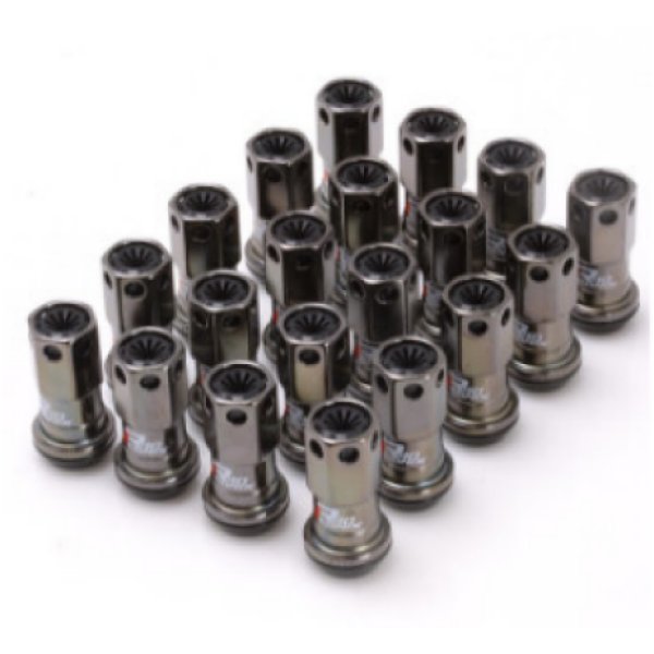 【USA在庫あり】 Project Kics 12X1.25 R40 Iconix Classical Lug Nuts w/ ブラック Plastic Cap - 20 - No Locks pjkWRIF03CK JP店