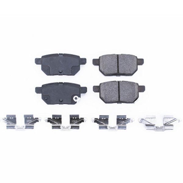 【USA在庫あり】 Power Stop 09年-10年 Pontiac Vibe リヤ Z17 Evolution Ceramic ブレーキパッド w/Hardware psb17-1354 JP店