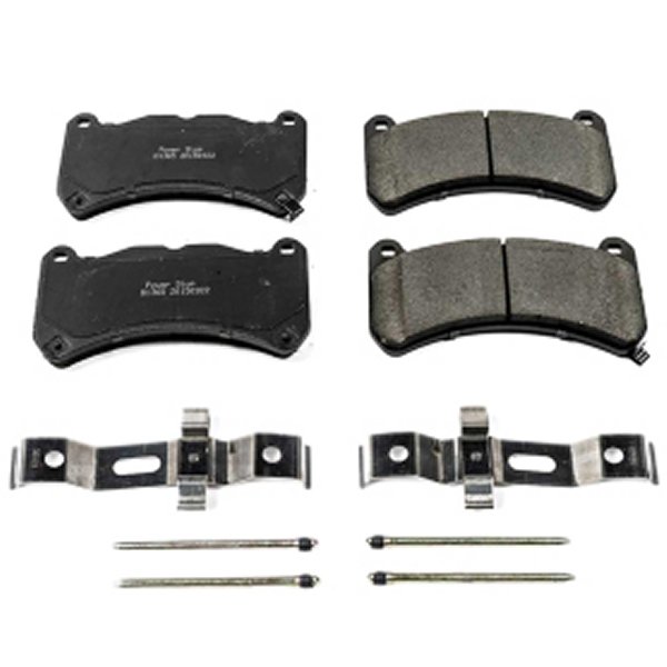 【USA在庫あり】 Power Stop 13年-14年 フォード Mustang フロント Z17 Evolution Ceramic ブレーキパッド w/Hardware psb17-1365 JP店