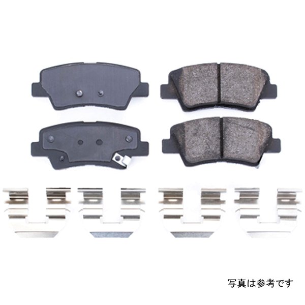【USA在庫あり】 Power Stop 12年-17年 Hyundai Azera リヤ Z17 Evolution Ceramic ブレーキパッド w/Hardware psb17-1445 JP店