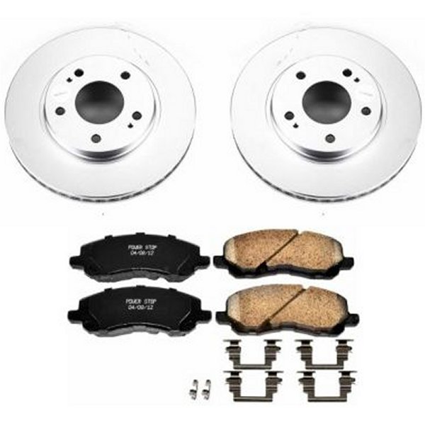 【USA在庫あり】 Power Stop 01年-05年 Chrysler Sebring フロント Z17 Evolution Geomet Coated ブレーキ キット psbCRK1678 JP店