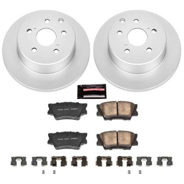 【USA在庫あり】 Power Stop 10年-12年 Lexus HS250h リヤ Z17 Evolution Geomet Coated ブレーキ キット psbCRK4671 JP店