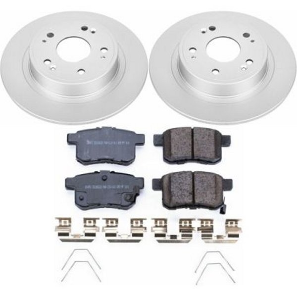 【USA在庫あり】 Power Stop 11年-14年 Acura TSX リヤ Z17 Evolution Geomet Coated ブレーキ キット psbCRK5368 JP店
