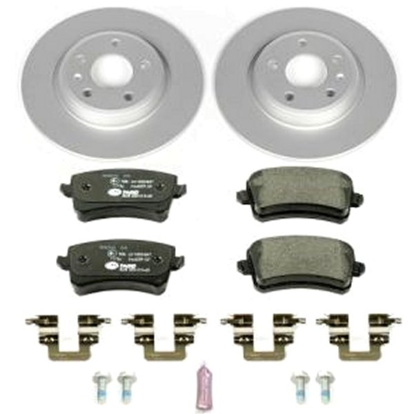 【USA在庫あり】 Power Stop 09年-16年 アウディ A4 リヤ Euro-Stop ブレーキ キット psbESK4745 JP店