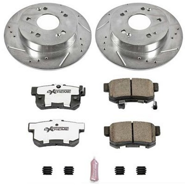 【USA在庫あり】 Power Stop 13年-15年 Acura ILX リヤ Z26 Street Warrior ブレーキ キット psbK1243-26 JP店
