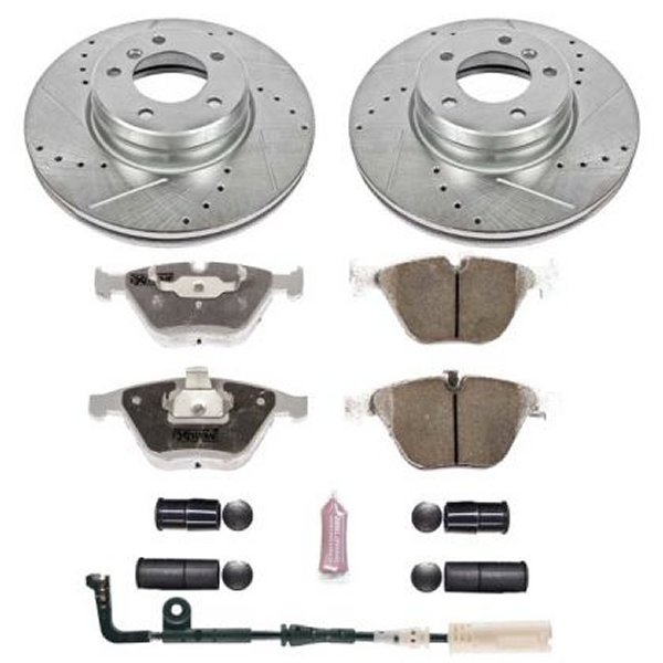 【USA在庫あり】 Power Stop 04年-06年 BMW 525i フロント Z26 Street Warrior ブレーキ キット psbK2110-26 JP店