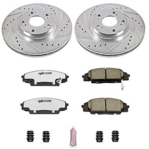 【USA在庫あり】 Power Stop 02年-06年 Acura RSX フロント Z26 Street Warrior ブレーキ キット psbK2439-26 JP店
