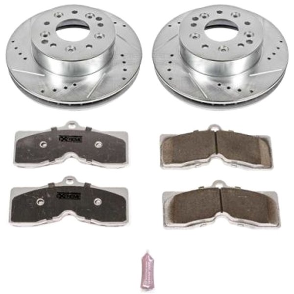 【USA在庫あり】 Power Stop 1969 シボレー Camaro フロント or リヤ Z26 Street Warrior ブレーキ キット psbK2596-26 JP店