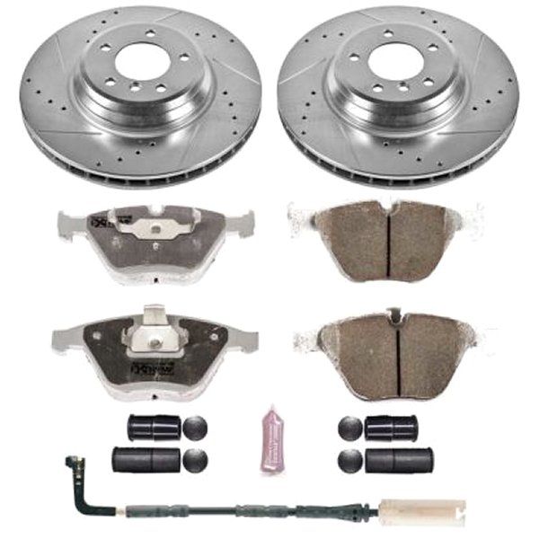 【USA在庫あり】 Power Stop 2009 BMW 335i xDrive フロント Z26 Street Warrior ブレーキ キット psbK3015-26 JP店
