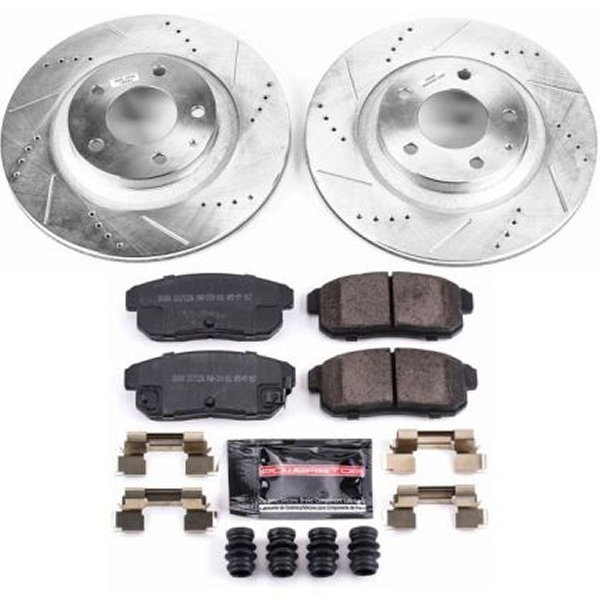 【USA在庫あり】 Power Stop 04年-11年 マツダ RX-8 リヤ Z23 Evolution Sport ブレーキ キット psbK3146 JP店
