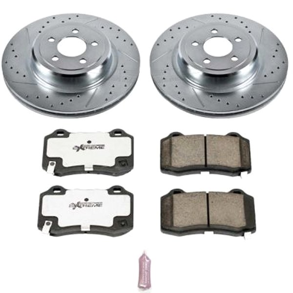 【USA在庫あり】 Power Stop 08年-23年 ダッジ Challenger リヤ Z26 Street Warrior ブレーキ キット psbK4583-26 JP店