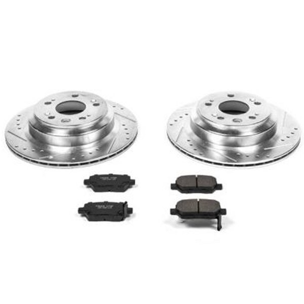 【USA在庫あり】 Power Stop 05年-12年 Acura RL リヤ Z23 Evolution Sport ブレーキ キット psbK4605 JP店