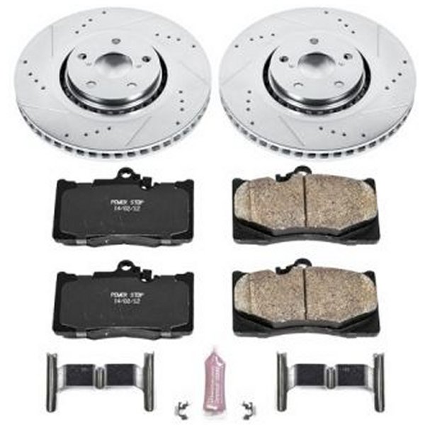 【USA在庫あり】 Power Stop 07年-11年 Lexus GS350 フロント Z23 Evolution Sport ブレーキ キット psbK4633 JP店