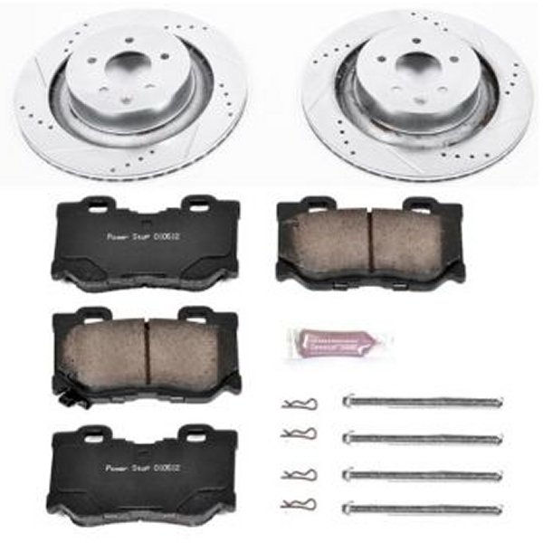 【USA在庫あり】 Power Stop 08年-13年 Infiniti G37 リヤ Z23 Evolution Sport ブレーキ キット psbK4732 JP店