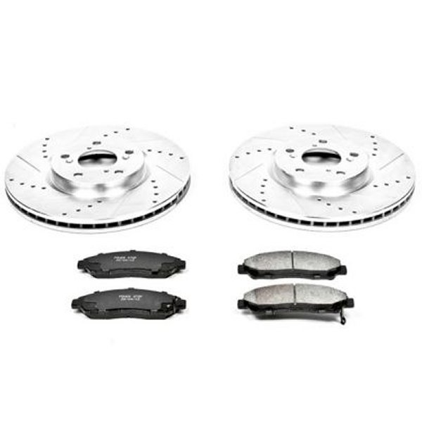 【USA在庫あり】 Power Stop 07年-13年 Acura MDX フロント Z23 Evolution Sport ブレーキ キット psbK5370 JP店