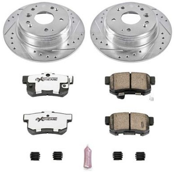 【USA在庫あり】 Power Stop 04年-08年 Acura TL リヤ Z26 Street Warrior ブレーキ キット psbK5399-26 JP店
