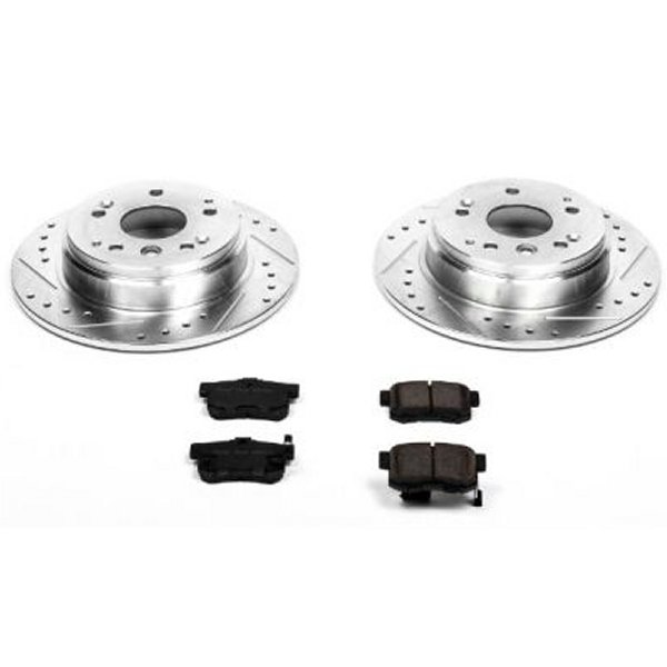 【USA在庫あり】 Power Stop 04年-08年 Acura TL リヤ Z23 Evolution Sport ブレーキ キット psbK5399 JP店