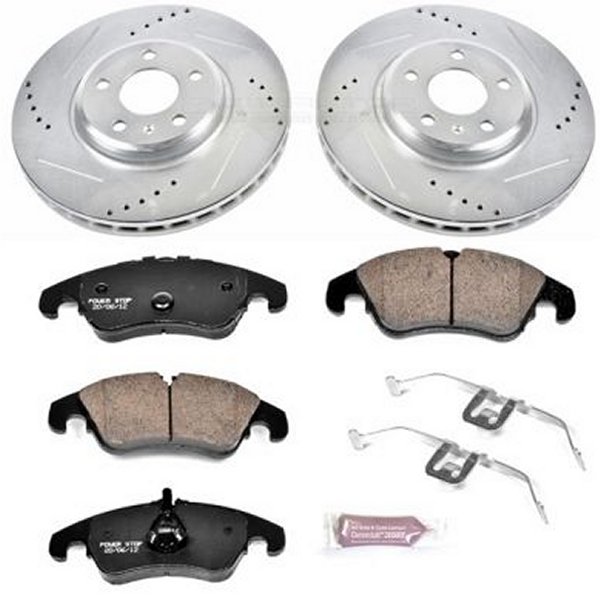 【USA在庫あり】 Power Stop 09年-11年 アウディ A4 フロント Z23 Evolution Sport ブレーキ キット psbK5752 JP店