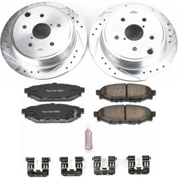 Power Stop 15年-19年 スバル WRX リヤ Z23 Evolution Sport ブレーキ キット psbK6977 JP店