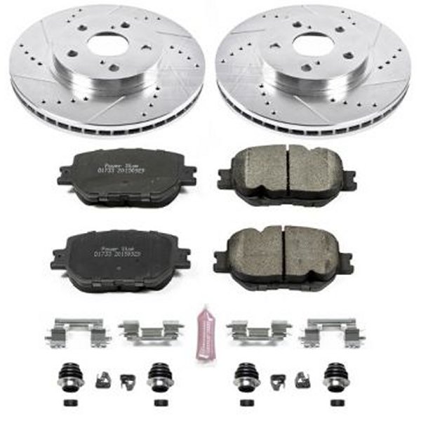 【USA在庫あり】 Power Stop 14年-15年 Lexus IS250 フロント Z23 Evolution Sport ブレーキ キット psbK6990 JP店