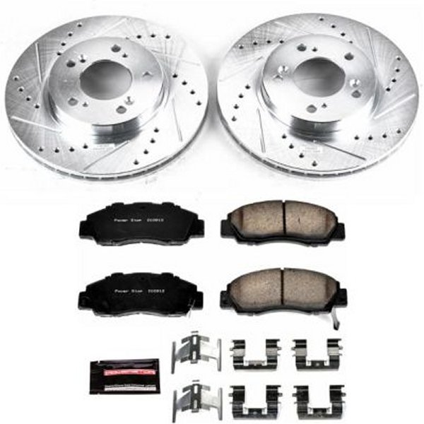 【USA在庫あり】 Power Stop 97年-01年 Acura Integra フロント Z23 Evolution Sport ブレーキ キット psbK704 JP店