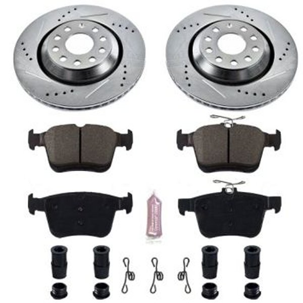 【USA在庫あり】 Power Stop 17年-18年 アウディ RS3 リヤ Z23 Evolution Sport ブレーキ キット psbK7084 JP店