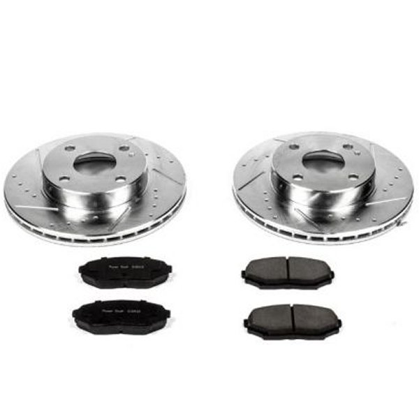 【USA在庫あり】 Power Stop 90年-93年 マツダ Miata フロント Z23 Evolution Sport ブレーキ キット psbK717 JP店