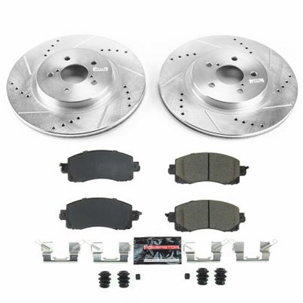 【USA在庫あり】 Power Stop 18年-19年 スバル Crosstrek フロント Z23 Evolution Sport ブレーキ キット psbK7892 JP店