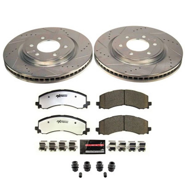 【USA在庫あり】 Power Stop 2022 Lincoln Navigator フロント Z36 Truck & Tow ブレーキ キット psbK8744-36 JP店