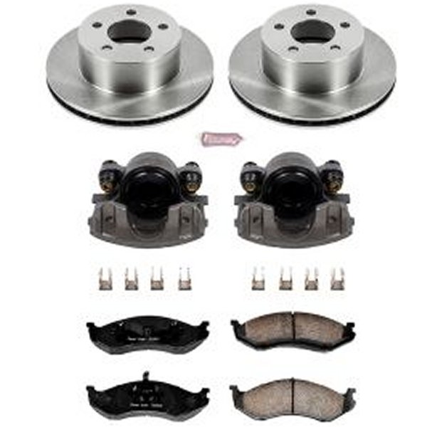 【USA在庫あり】 Power Stop 90年-99年 ジープ Cherokee フロント オートスペシャリティ ブレーキ キット w/Calipers psbKCOE2119 JP店 49,331円