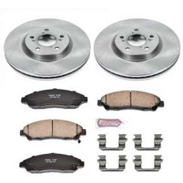 【USA在庫あり】 Power Stop 07年-13年 Acura MDX フロント オートスペシャリティ ブレーキ キット psbKOE5370 JP店