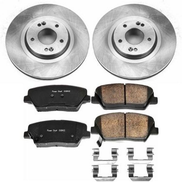 【USA在庫あり】 Power Stop 13年-18年 Hyundai Santa Fe Sport フロント オートスペシャリティ ブレーキ キット psbKOE7064 JP店