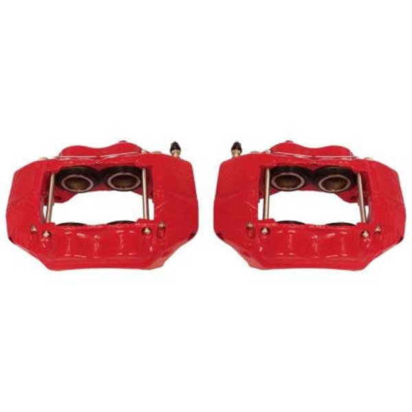 【USA在庫あり】 Power Stop 95年-03年 トヨタ Tacoma フロント レッド Calipers w/o ブラケットs - 2個 psbS1784 JP店
