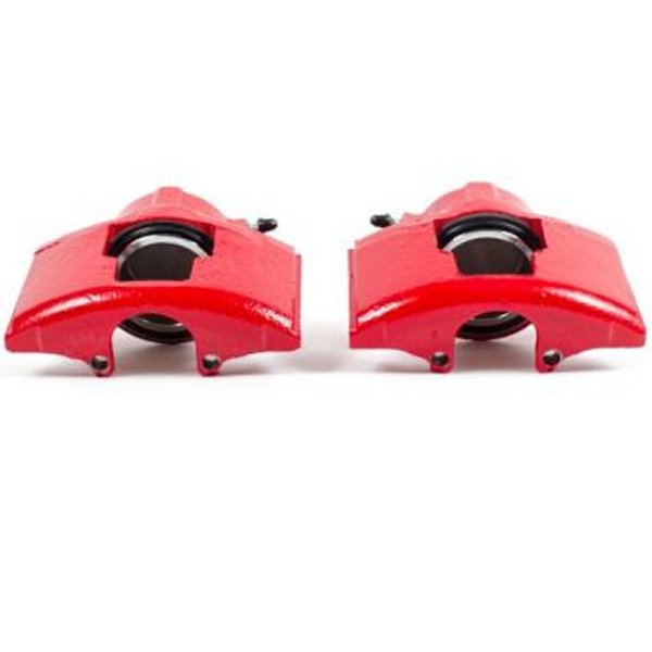 【USA在庫あり】 Power Stop 90年-00年 シボレー C3500 フロント レッド Calipers w/o ブラケットs - 2個 psbS4347 JP店