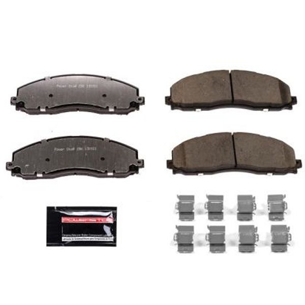 【USA在庫あり】 Power Stop 12年-19年 フォード F-250 Super Duty フロント Z36 Truck & Tow ブレーキパッド w/Hardware psbZ36-1680 JP店