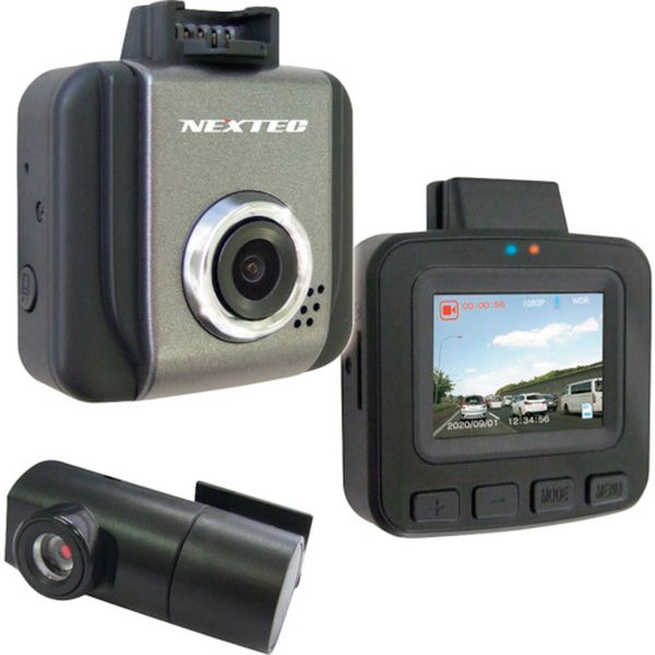 【メーカー在庫あり】 NXDRW22W (株)エフ・アール・シー F.R.C. 日本製 前後2カメラ・ドライブレコーダー NX-DR JP店