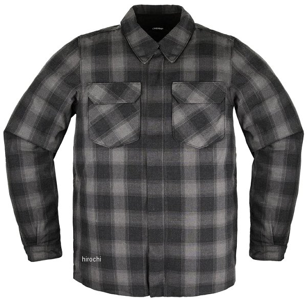 アイコン ICON 2024年秋冬モデル ジャケット FALLBLOCK CX FLANNEL 黒 XLサイズ 2820-6971 JP店