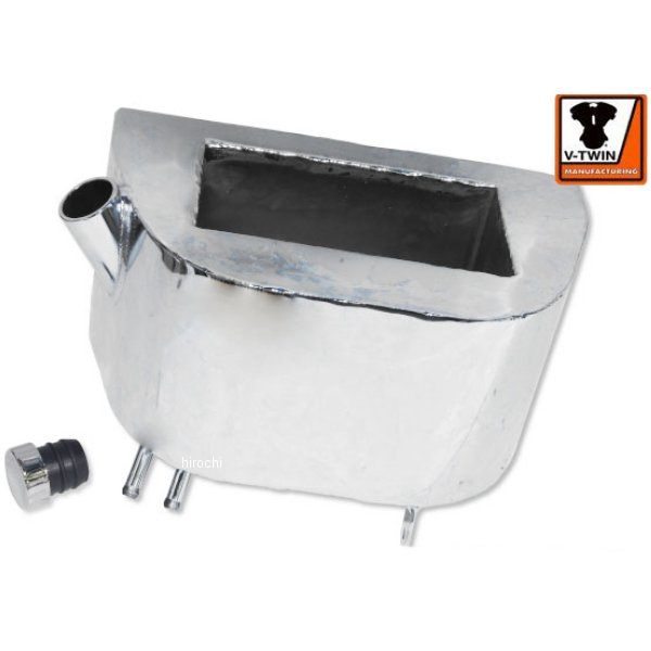 【メーカー在庫あり】 40-0406 ガッツクローム V-Twin ラウンドオイルタンク 65-84年4速フレーム用 40-0406-GC JP店